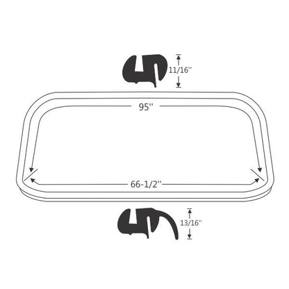 Rear Window Gasket