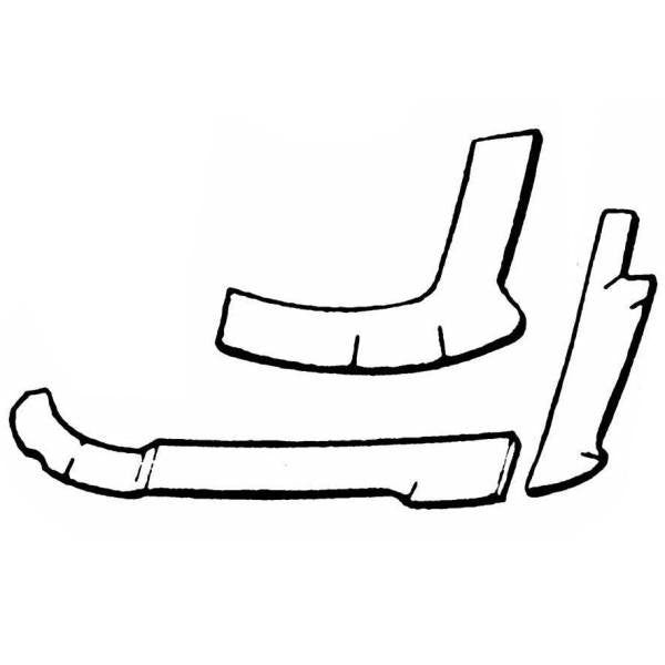 Front Fender Splash Shield Set