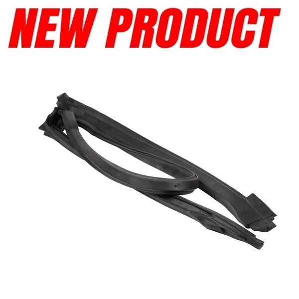 Windshield Header and A-Pillar Weatherstrip - Latex Rubber