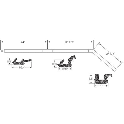 Hardtop Roof Rail Weatherstrips