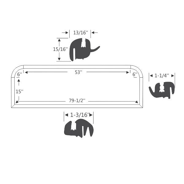 Rear Window Gasket
