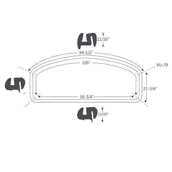 Rear Window Gasket