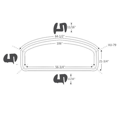 Rear Window Gasket