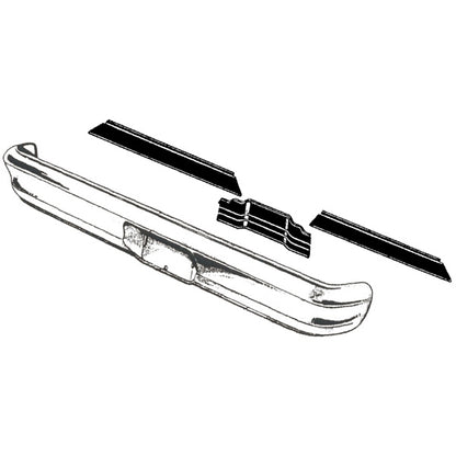 Rear Bumper To Body Splash Apron