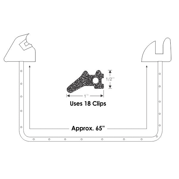 Rear Door Weatherstrips