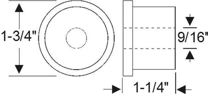 Rear Leaf Spring Eye and Shackle Bushing Set