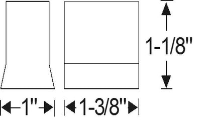 Convertible Top - Rest Block