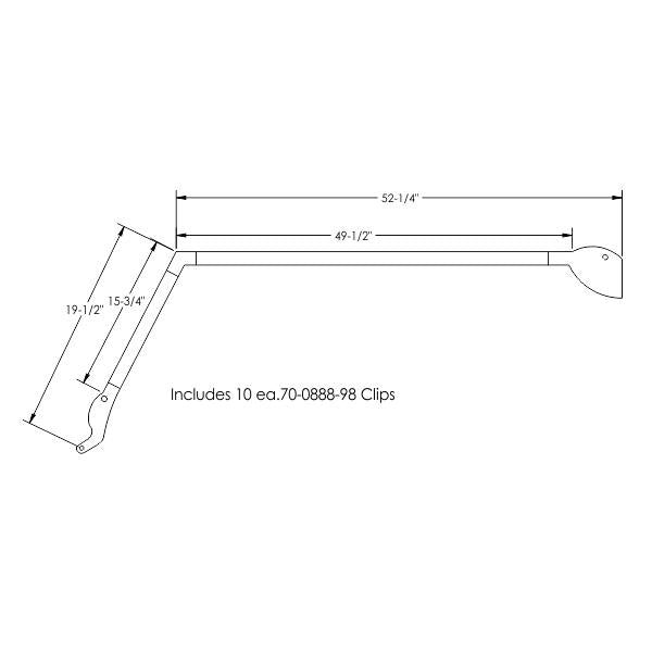 Hardtop Roof Rail Weatherstrips
