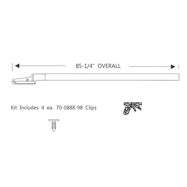Hardtop Roof Rail Weatherstrips