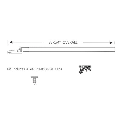 Hardtop Roof Rail Weatherstrips
