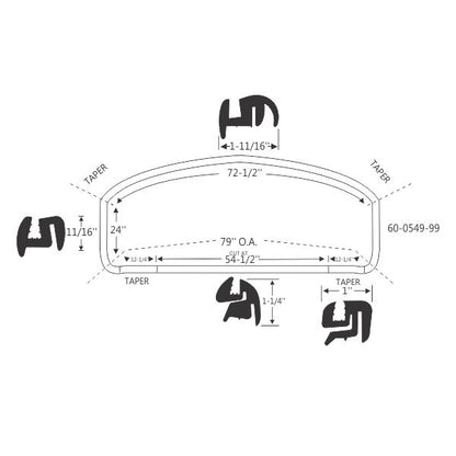 Rear Window Gasket