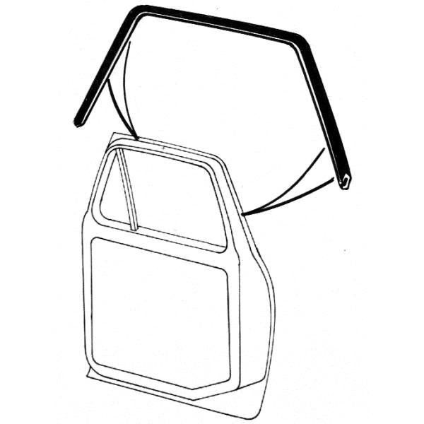 Upper Door Weatherstrips - Top of Door