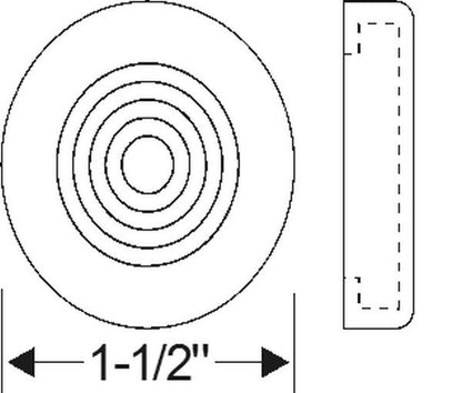 Brown Starter Button Cover