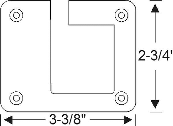 Detachable Center Post Pad