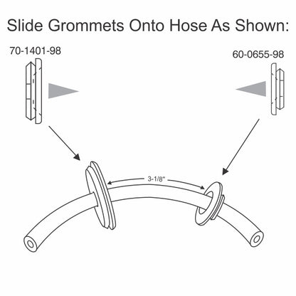 Door Conduit Set - Wiring - Vacuum Hoses