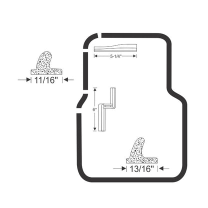 Front Door weatherstrip