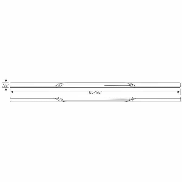 Rear Quarter Vent Window Weatherstrips
