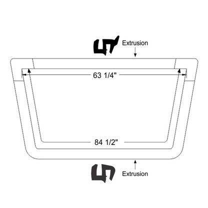 Rear Window Gasket