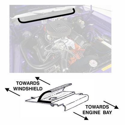 Hood To Cowl Weatherstrip