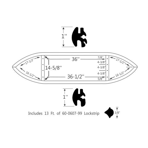 Rear Window Gasket Set