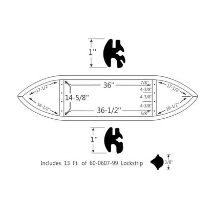 Rear Window Gasket Set