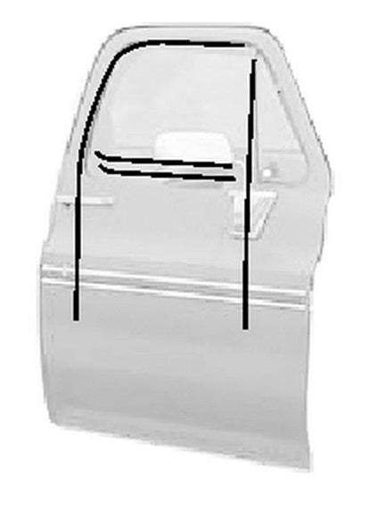 Side Window Felt Beltline and Run Channel Set
