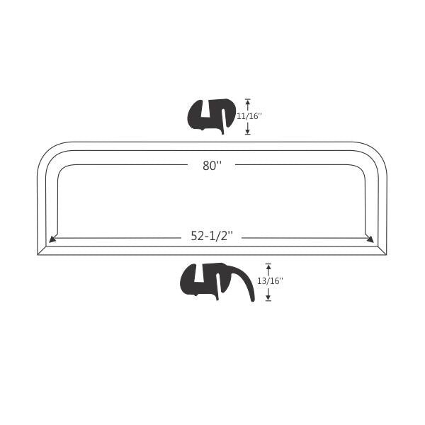 Rear Window Gasket
