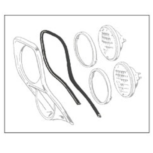Headlight Door To Fender Gasket
