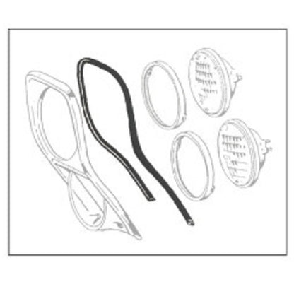 Headlight Door To Fender Gasket