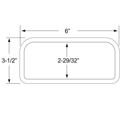 Trunk stop lamp lens gasket