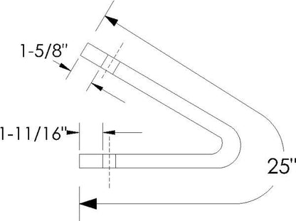 Rear door vent weatherstrip