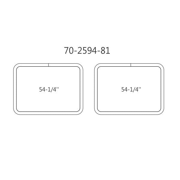 Rear Window Gasket Set