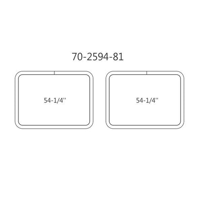 Rear Window Gasket Set