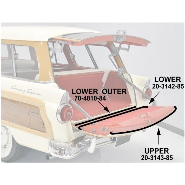 Lower Tailgate Weatherstrip