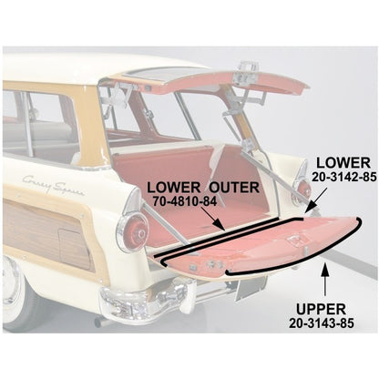 Lower Tailgate Weatherstrip