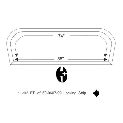 Rear Window Gasket Set