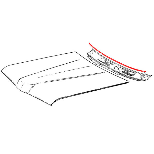 Hood to Cowl Weatherstrip