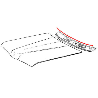 Hood to Cowl Weatherstrip