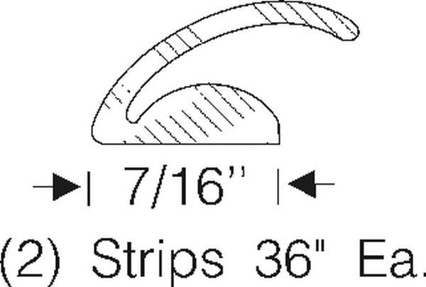Lower Door Weatherstrips