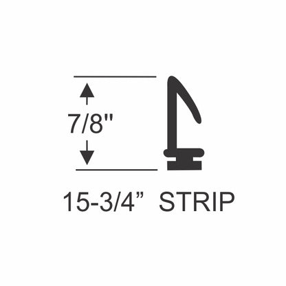 Side Window Leading Edge Weatherstrip
