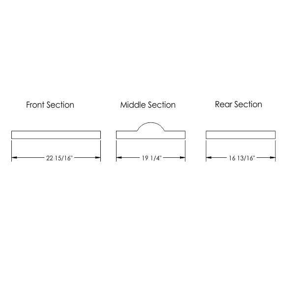 Convertible Roof Rail Weatherstrip