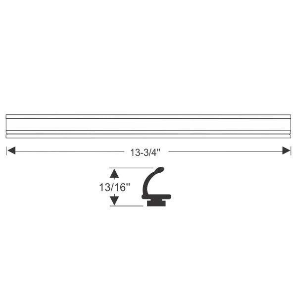 Side Window Vertical Leading Edge Weatherstrips