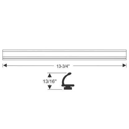 Side Window Vertical Leading Edge Weatherstrips
