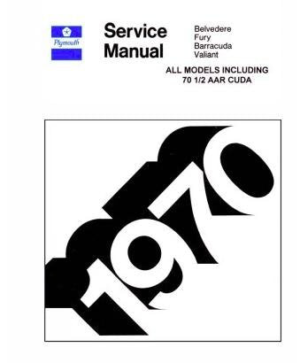 Service Manual for 1970 Plymouth All Models | Literature