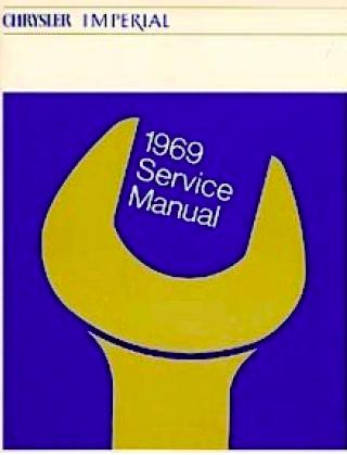 Service Manual for 1969 Chrysler & Imperial | Literature